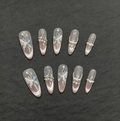 FLORIN 银河蝶影珍珠猫眼手工穿戴甲
