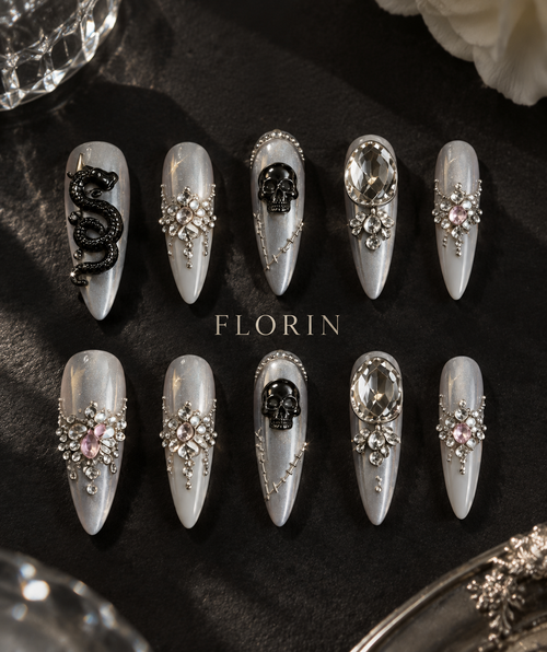 FLORIN 哥特暗黑灵蛇手工穿戴甲
