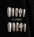 FLORIN 银河星芒蝴蝶猫眼手工穿戴甲